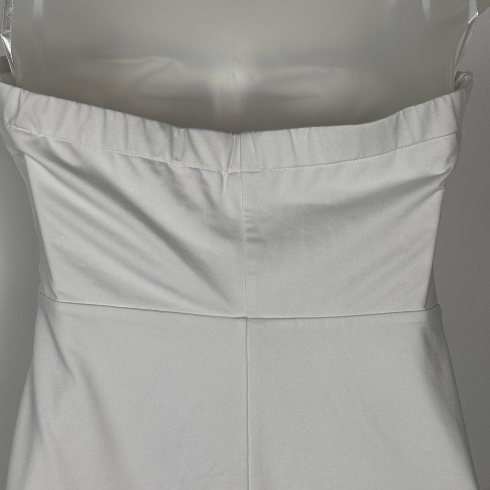 Superdown Mini Dress Strapless Bodycon Cutout White- Medium - Picture 10 of 12